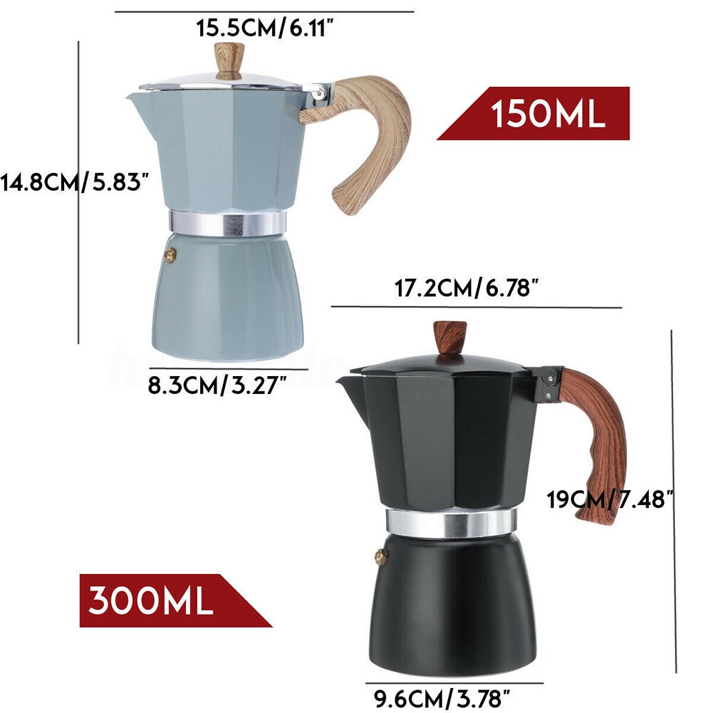 Moka Pot, 4 Colors