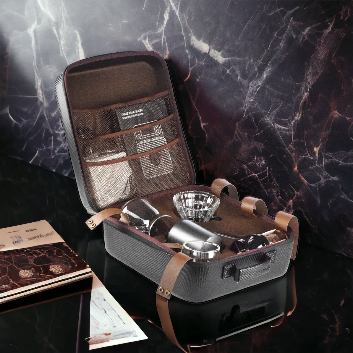 Nomad 9-Piece Travel Coffee Set