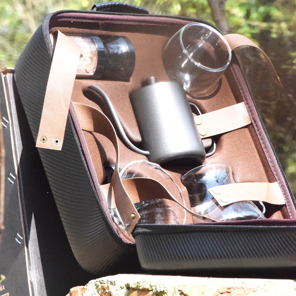 Nomad 9-Piece Travel Coffee Set