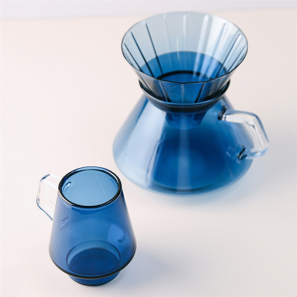 Jewel Coffee Pour Over V60 with Pot