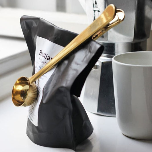 Sweet Duo Coffee Measuring Spoon & Clip