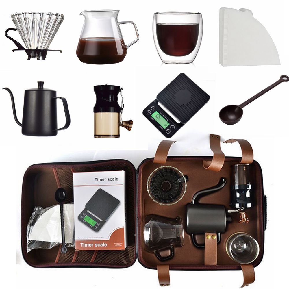 Nomad 9-Piece Travel Coffee Set